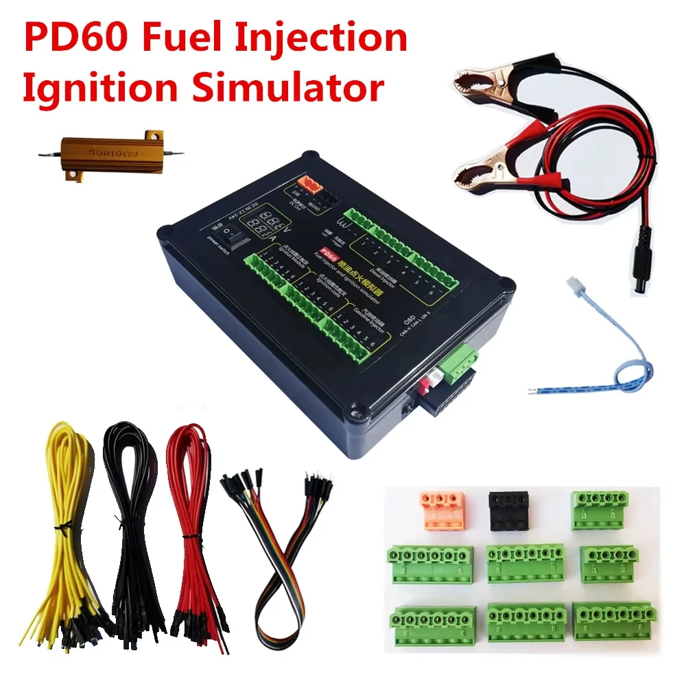 Fuel Injection Ignition Simulator ECU Maintenance Platform Testing Equipment for Gasoline and Diesel Vehicle Computer Board PD60