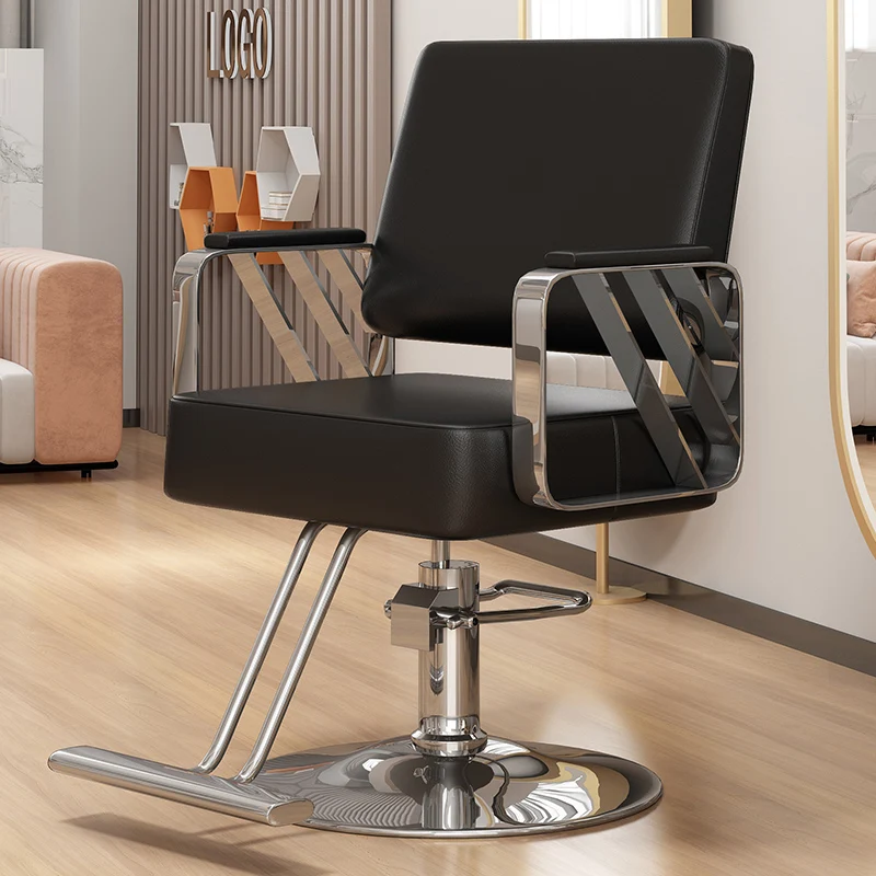 Styling Chairs Hair Stylist Aesthetics Beauty Chair Professional Aesthetic Owl Wheels Reclining Silla Peluquero High Heel Work image 3