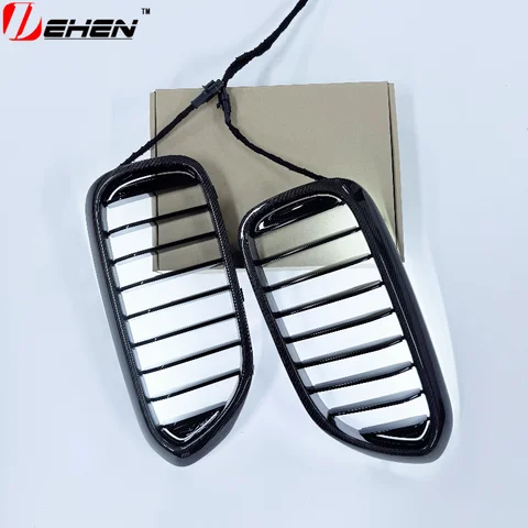 For BMW Grille LED Carbon Fiber 5 6 7 Series X3 X4 G30 G32 G11 G12 G01 G02 G08 M5 F90 F95 F96 F97 LED Carbon Fiber Racing grill
