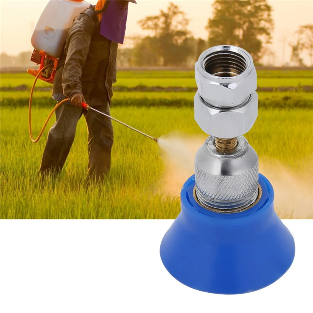 Rotary Irrigation Atomizer with Adjustable Output for Use in Automated Farming Systems and Mechanized Spraying Equipment