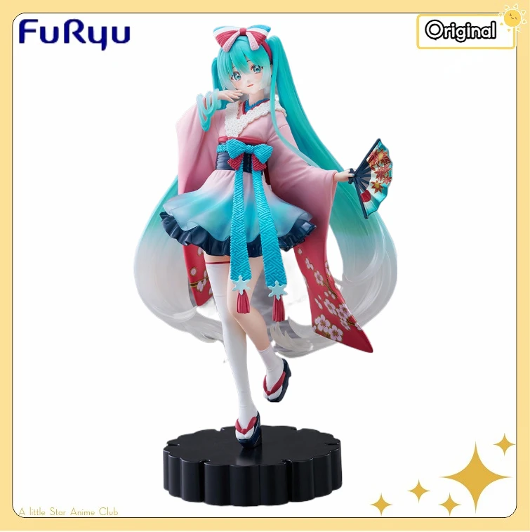 

Original FuRyu TENITOL Piapro Hatsune Miku New Tokyo Series Kimono Anime Figure Model Collection