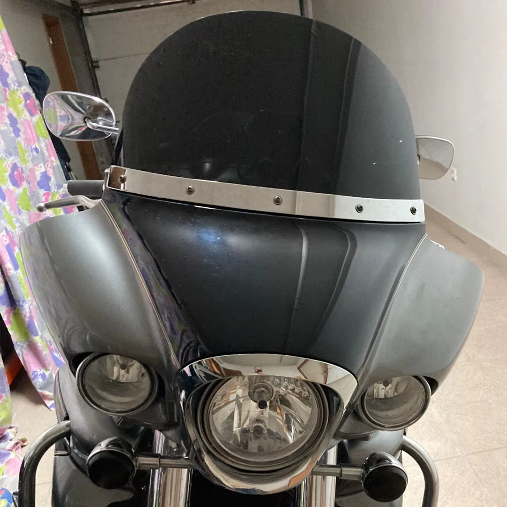 

VN1700 Windscreen For Kawasaki Vulcan 1700 Voyager ABS Vaquero 2009-2016 2017 Motorcycle Windshield Wind Deflector Fairing Visor