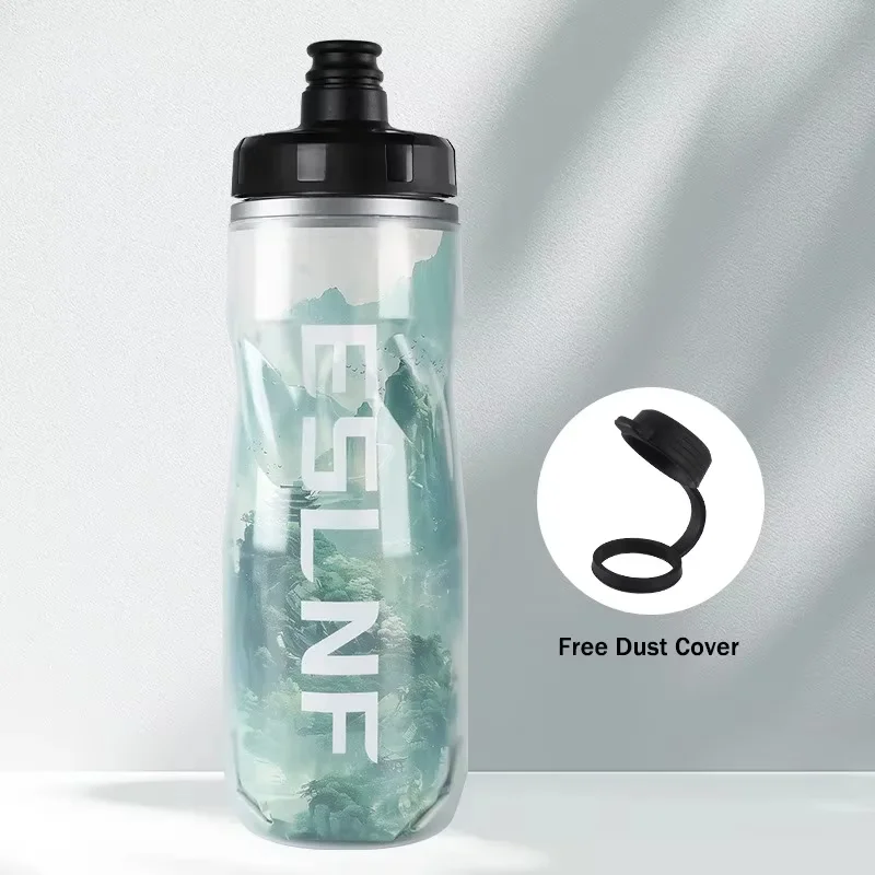 

610ML Cycling Keep Cold Water Bottle MTB Road bike Portable Cup Lightweight Outdoor Cycling Water bottle Bike Accessory