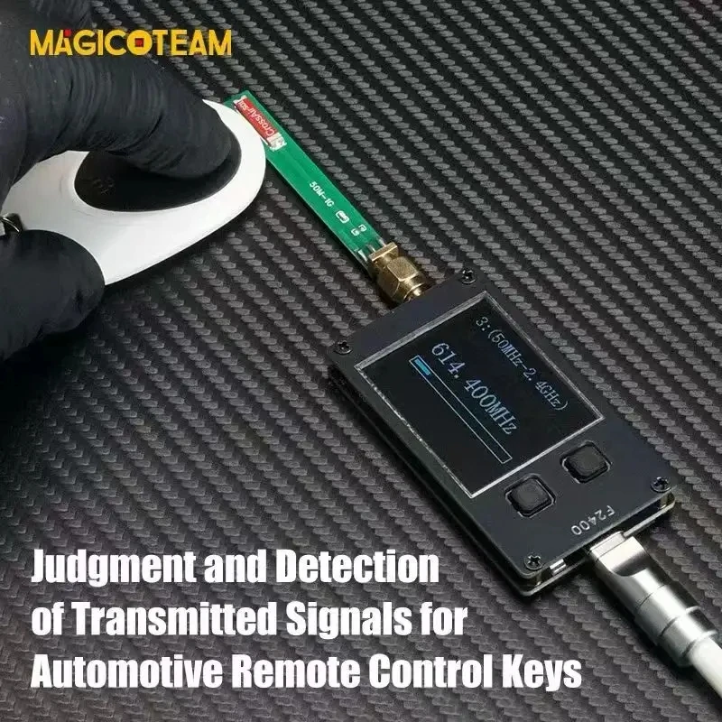 MAGICO F2400 أدوات اختبار تردد الإشارة عالية الدقة الهواتف المحمولة سماعات بلوتوث واي فاي إشارة لاسلكية كشف الأخطاء #2