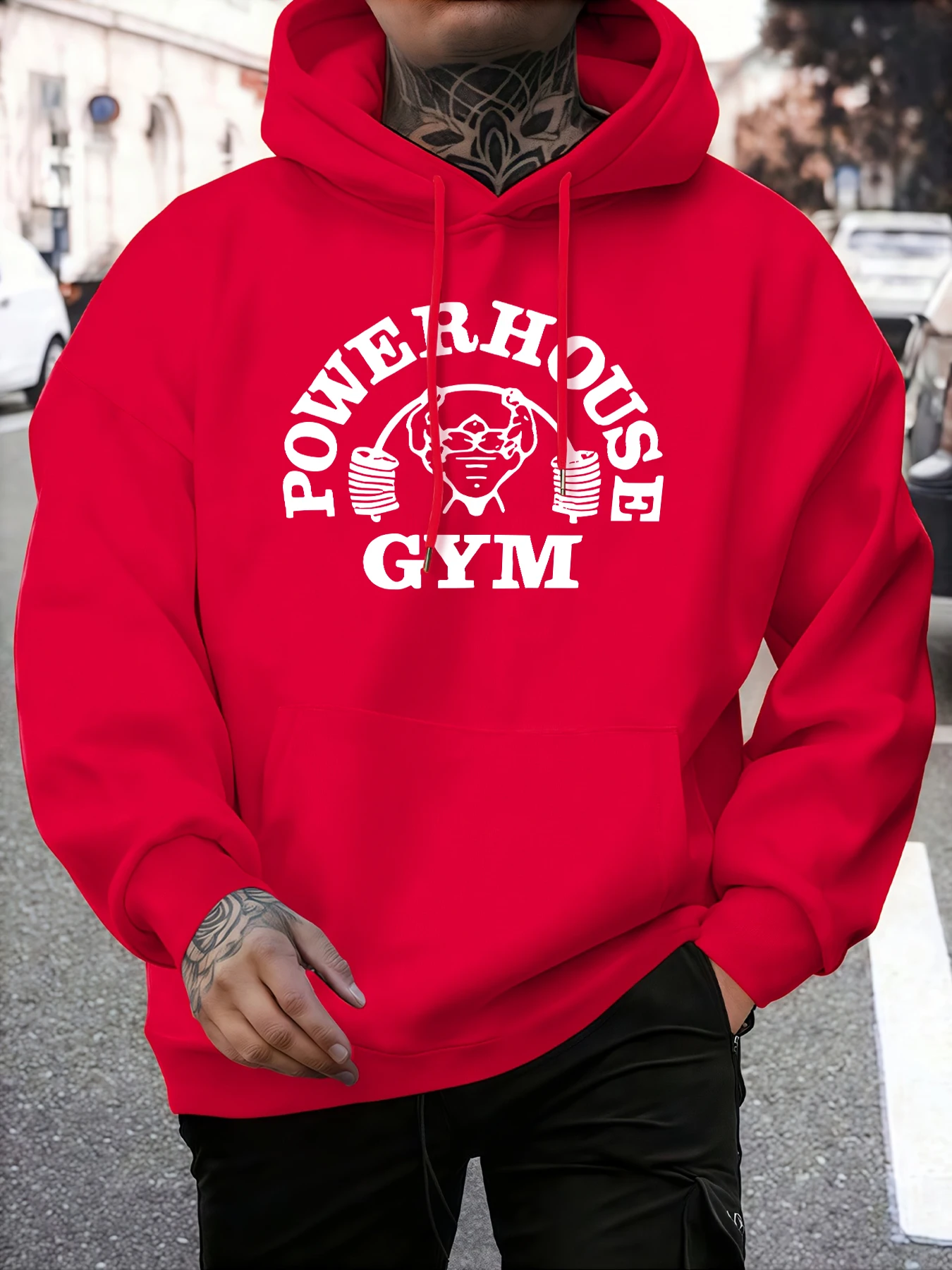 Powerhouse Gym Letter Printing - đánh giá và giá Outdoor Sport Hoodie