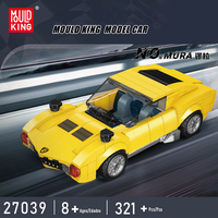 321PCS Miura Roadster Building Blocks MOC MouldKing 27039 Racers Speed Champions Car Model Brick Puzzle Toys for Kids Adult