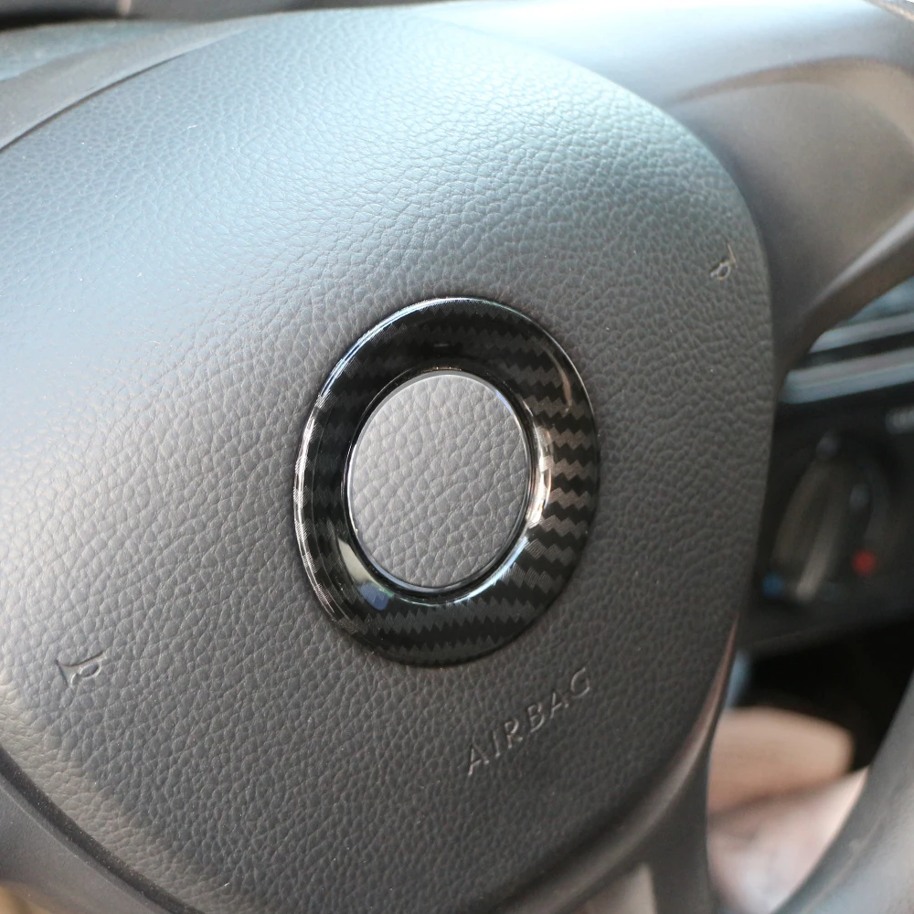Steering Wheel Center Logo Circle Trim for Volkswagen VW Golf 6 7 MK6 MK7 Jetta MK5 Passat B6 B7 Polo Car Styling Accessories view 4