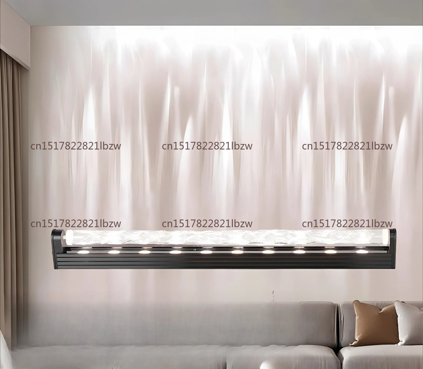DurableDynamic Water Pattern Light Projection Led Wall Light 100cm Living Room Bar KTV Background Wall  Atmosphere Light