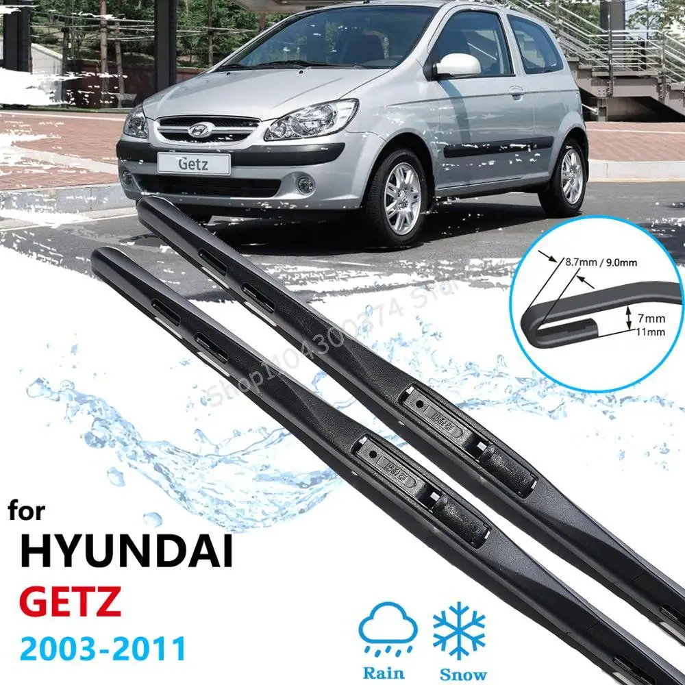 

for Hyundai Getz 2003 2004 2005 2006 2007 2008 2009 2010 2011 2012 2013 Car Wiper Blade Front Windshield Wipers Car Accessories