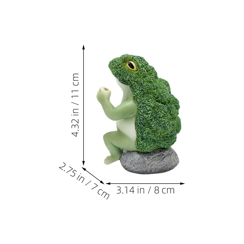 

Garden Frog Ornaments Decoration Decorative Statue Dining Table Decorations Plastic