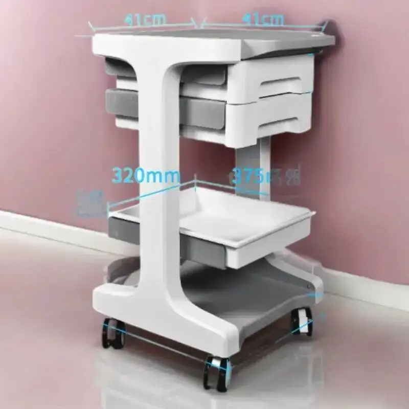 نفس صالون التجميل الراقية رف عربة خاص أداة فقاعة صغيرة درج متنقل للسيارة أثاث Muebles De Peluqueria #1