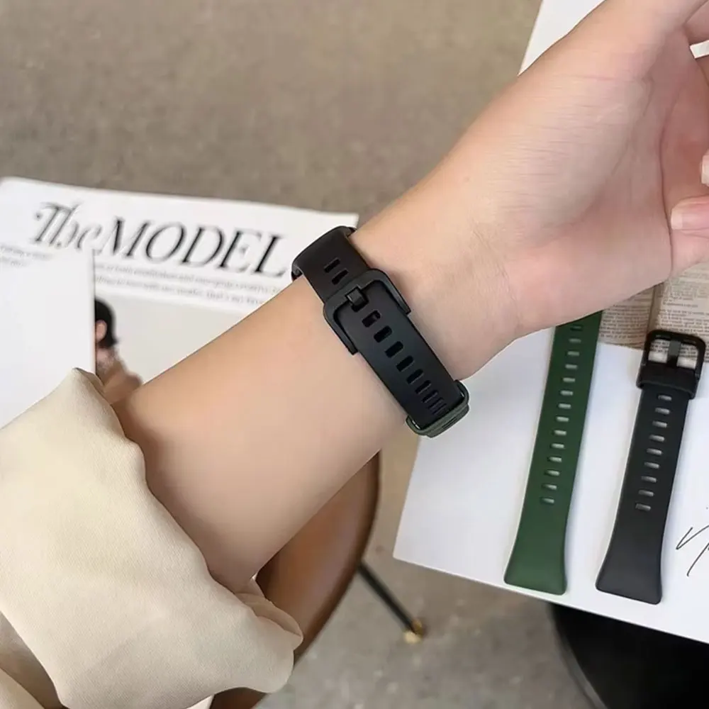 Silicone Watch Strap for Huawei Band 7 Accessories Smart Watchband Replacement Loop Wristband Correa Bracelet for Huawei Band 7