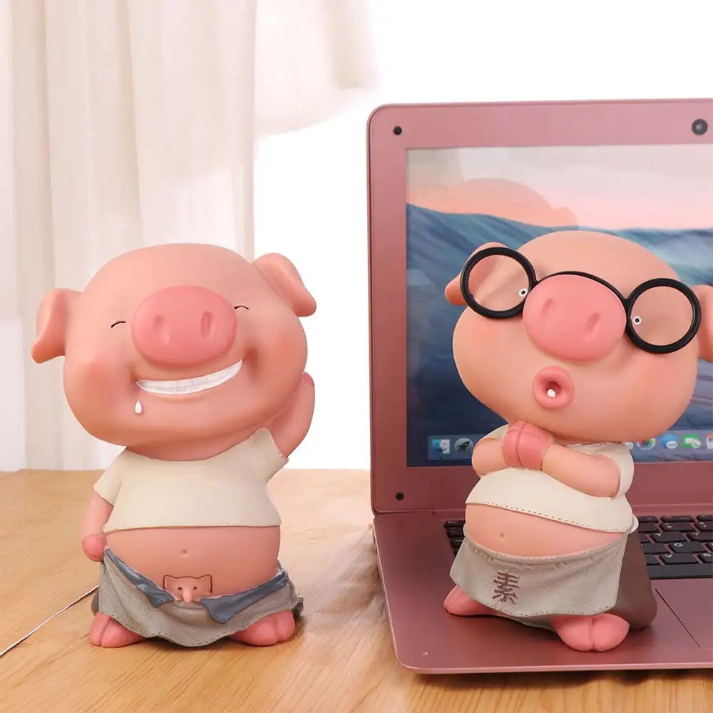 Model Varken Spaarpot Spaarpot Grote Capaciteit Varken Vormige Spaarpotten Ornamenten Cartoon Varken Spaarpot Slaapkamer Den Dressoir