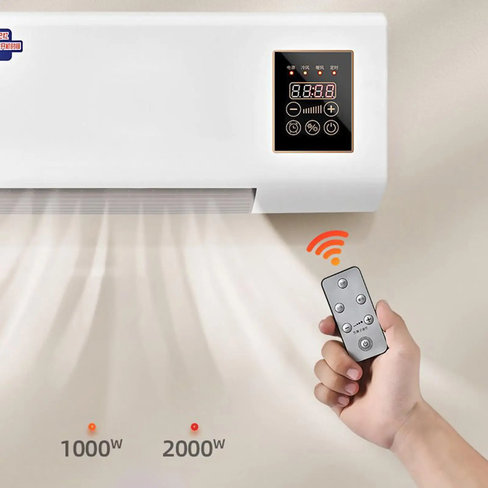

NEW Household Room Air Conditioner Cooler Compact Powerful Ductless Air Conditioner with Remote Control for Apartment Dormitory