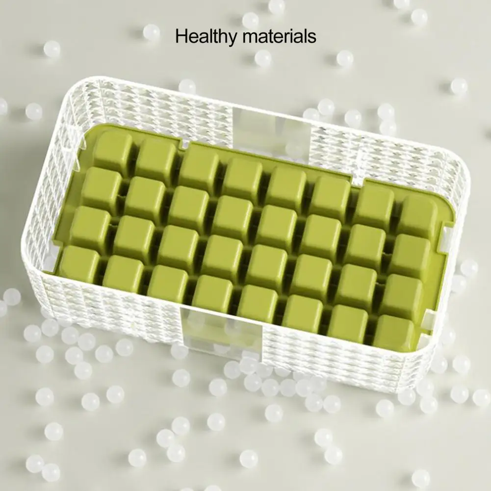 Ice Cube Mold  Convenient Easily Demold No Smell  32 Grids Non-deformable Ice Cube Maker Bar Accessories