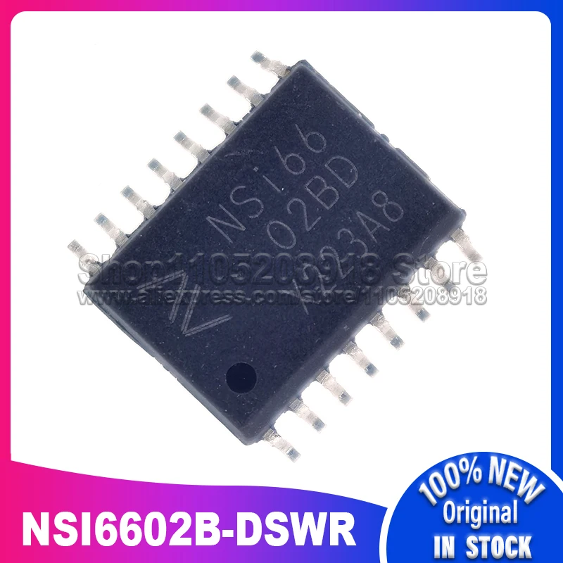 5 قطعة/الوحدة NSI6602A-DSWR NSI6602B-DSWR NSI6602AD NSI6602BD NSI6602 NSI66 SOP16 100% مخزون بقعة جديد