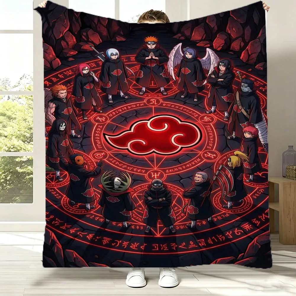 Manga N-Naruto Uchiha Itachi Anime 3D Flannel Blanket Soft Throw Blanket Art For Home Decor Bedroom Bed Sofa Picnic Fan Gifts view 2
