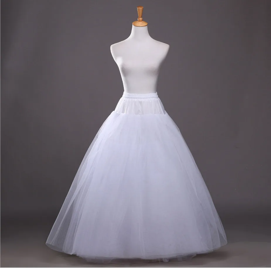 Decorazione di cerimonia nuziale Bianco Petticoat Per La Cerimonia Nuziale Lungo Petticoat Sottogonna Donna Rockabilly Abito Da Sposa Accessori Princessally