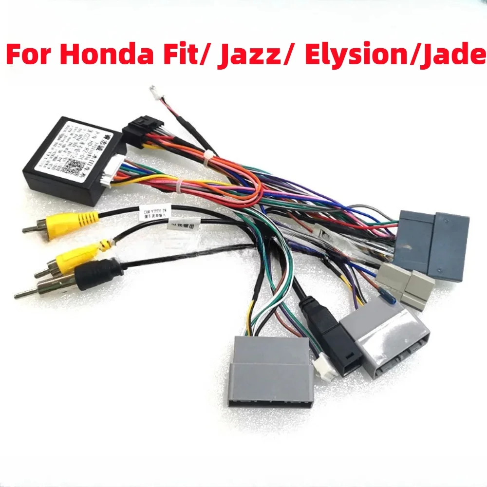 Canbus Box HD-RZ-01 For Honda Fit/Jazz/City/Greiz/Odyssey/Crider/Envix/Vezel/Elysion/Everus VE/HRV/CRV Android 2 Din 16Pin Cable