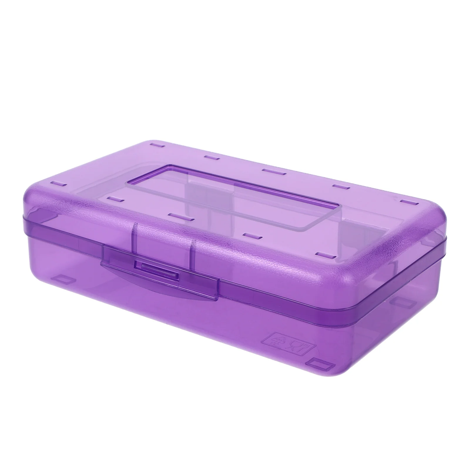 Student Simple Pencil Box Clear Case School Aesthetic Durable Plastic Childrens Lightweight Large Capacity Kids Box