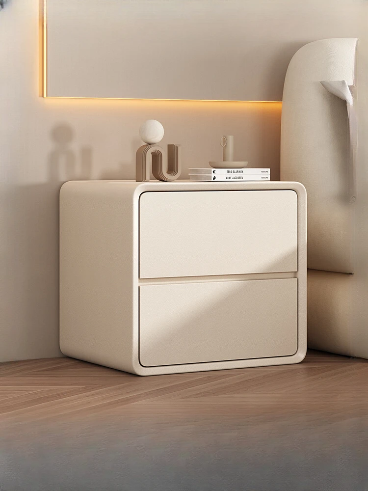 Compact Wooden Nightstand - Easy to Assemble and Perfect for Storing Bedside Essentials