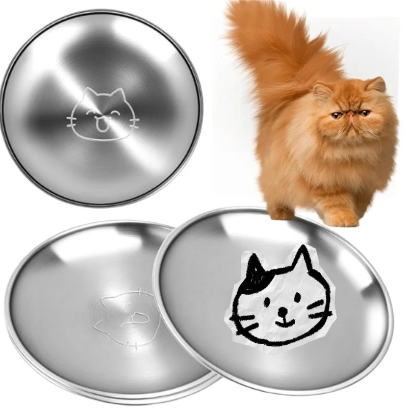  Anti Rusts Stainless Steel Pet Bowl For Cats Dog Rabbits Dishwasher Safe Light weight Portable