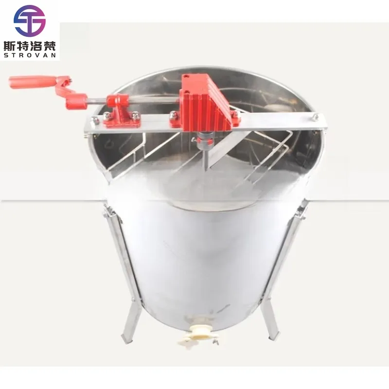 Wholesale Beekeeping Equipment 2 Frames Manual Stainless Steel Honey Extractor
