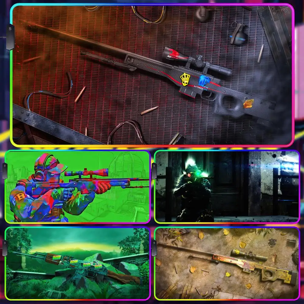 

Decoracion Gamer CSGO Mouse Pad Gamer Luminescence Led Mouse Pad Gaming Table Rgb Deskmat Keyboard Pc Mousepad