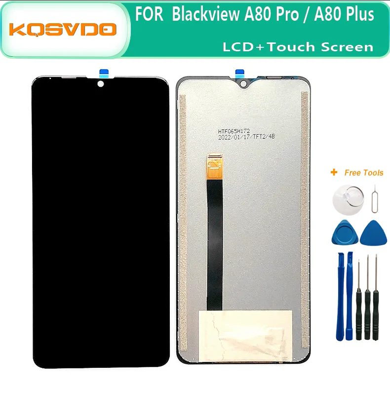 جديد لـ BLACKVIEW A80 Plus شاشة LCD + مجموعة شاشة تعمل باللمس استبدال 100% تم اختبارها A80Plus / A80 Pro Android 10 LCD