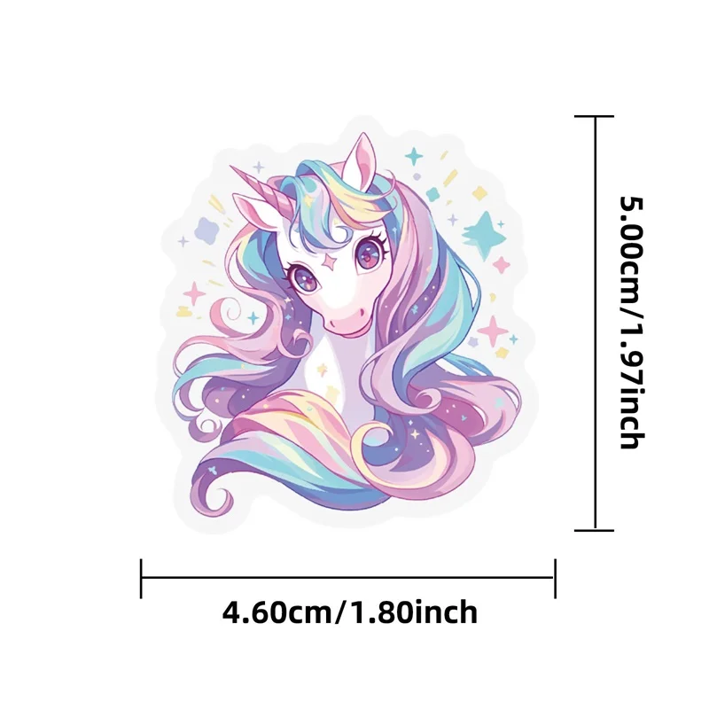 56 قطعة Kawaii يونيكورن الحيوانات الأليفة لزجة ملصق الجمالية المسيل للدموع المفتوحة DIY بها بنفسك الملونة الديكور سكرابوكينغ كراسة الرسم لوازم للأطفال