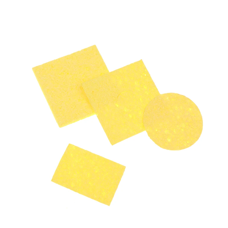 10x High Quality Soldering Iron Tips Cleaning Sponge High Temperature Enduring Condense Sponge For Welding Tips Cleaning Tools