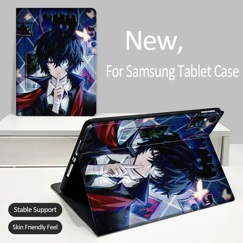 

Anime B-Bungos S-Strays D-Dogs For Samsung Galaxy Tab A A7 A8 A9 A11 S6 S11 Lite Plus 10.1 10.4 10.5 Inch 2022 2025 Tablet Case