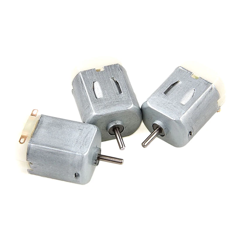 3ชิ้นจอ DC ขนาดเล็ก DC 3V-6V 130เหมาะสำหรับของเล่นไฟฟ้ารถยนต์หุ่นยนต์เครื่องประดับ DIY