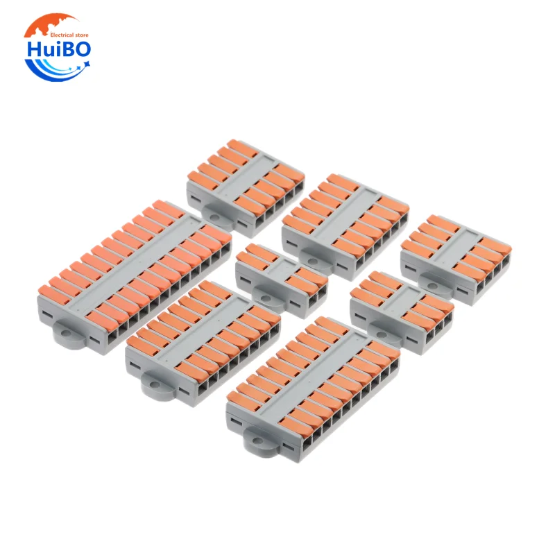 Fast Universal Wiring Compact Conductors Docking Cable Connectors SPL Push-in terminal Block 0.5-6.0mm²/22-10AWG