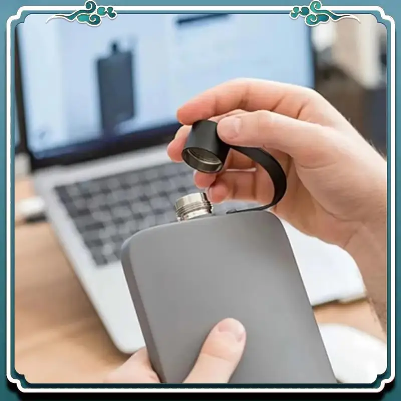 

Reliable 500Ml Stainless Steel Hip Flask,Portable,Leakproof Outdoor Travel Flask For Alcohol,Outdoor Travel Stainless Steel Flas