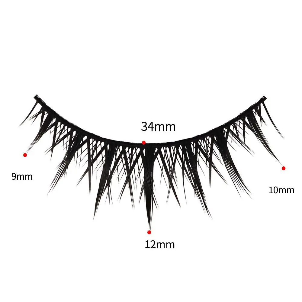 5Pairs Thai Style Makeup Fairy Lashes Spiky Cosplay Masquerade Party Lash Strips Create Gorgeous Makeup Wispy Eyelashes Women