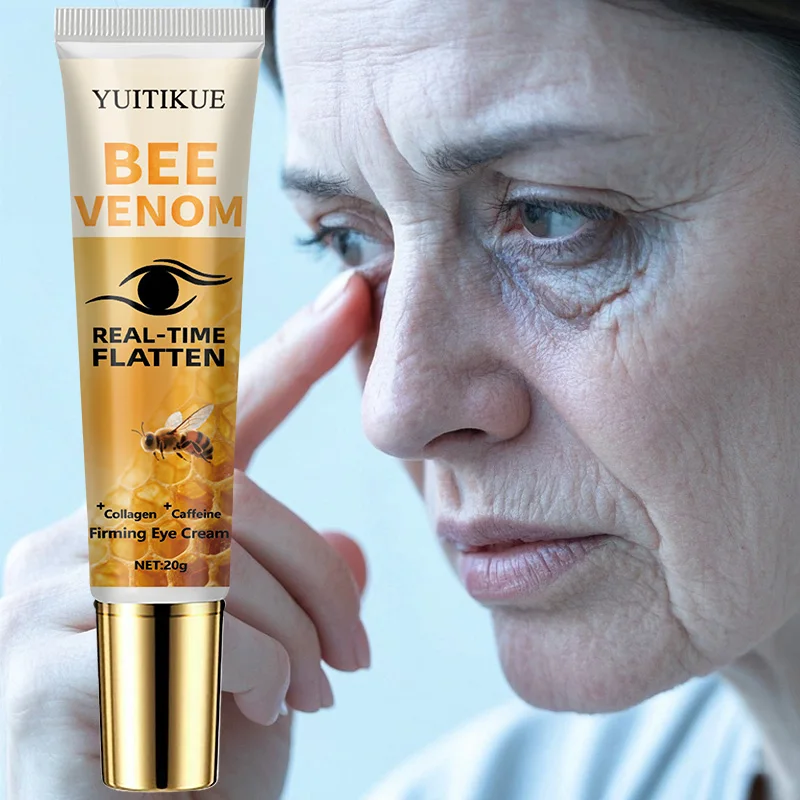 

Мгновенный крем для подтяжки глаз от YUITKUE — пчелиный яд, коллаген и кофеин, уменьшает отечность и тонкие линии, 20 г