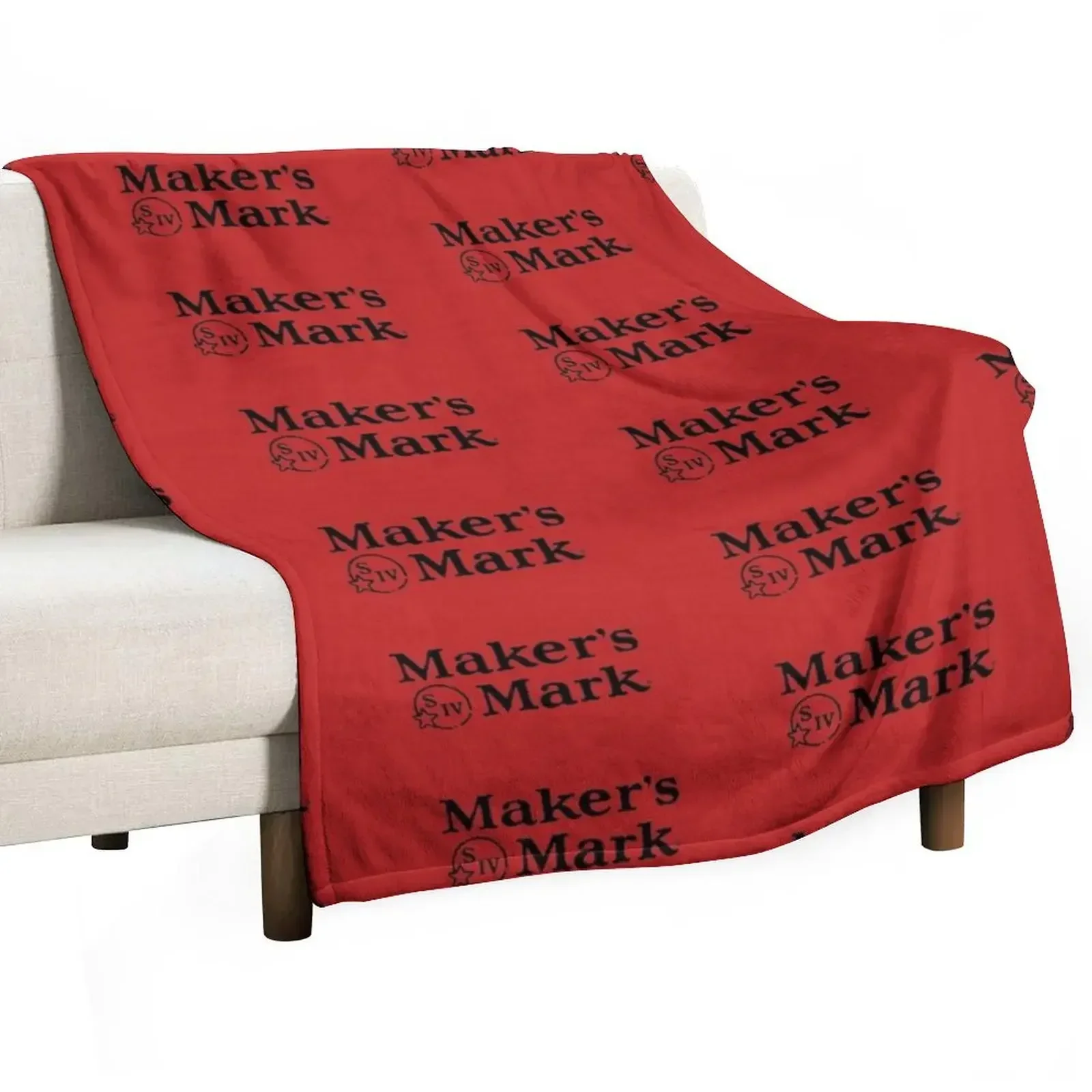 Maker's Mark Bourbon Throw Blanket For Baby blankets ands Decorative Sofa Vintage Personalized Gift Decorative Throw Blankets
