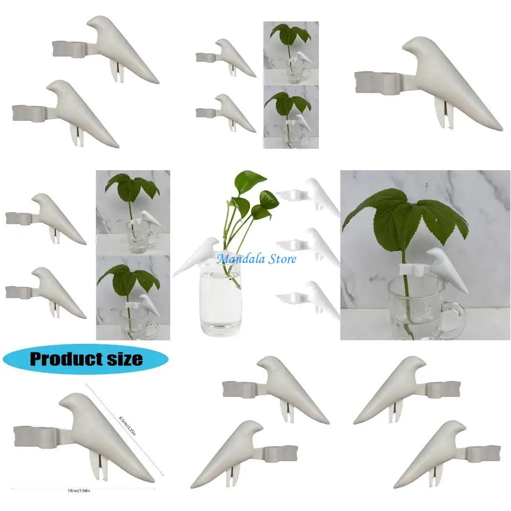

U2JC Распространение растений, держатель растений для стебля, вырубленные стержневые стволы для птичьего растения для растений