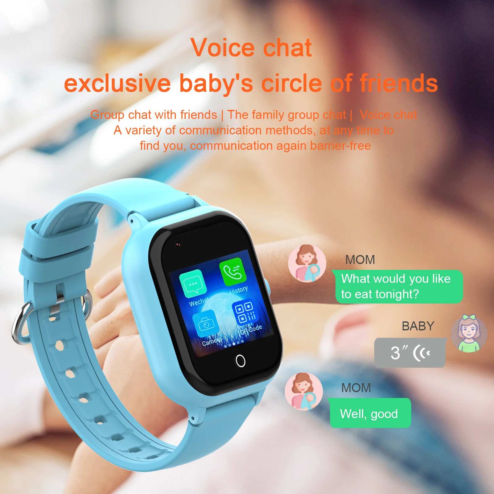 Wonlex 4G Smart Watch Kids GPS WiFi Location Camera Tracker Phone Call SOS Alert KT24 Waterproof WhatsApp Children Smart Watch - Image 5