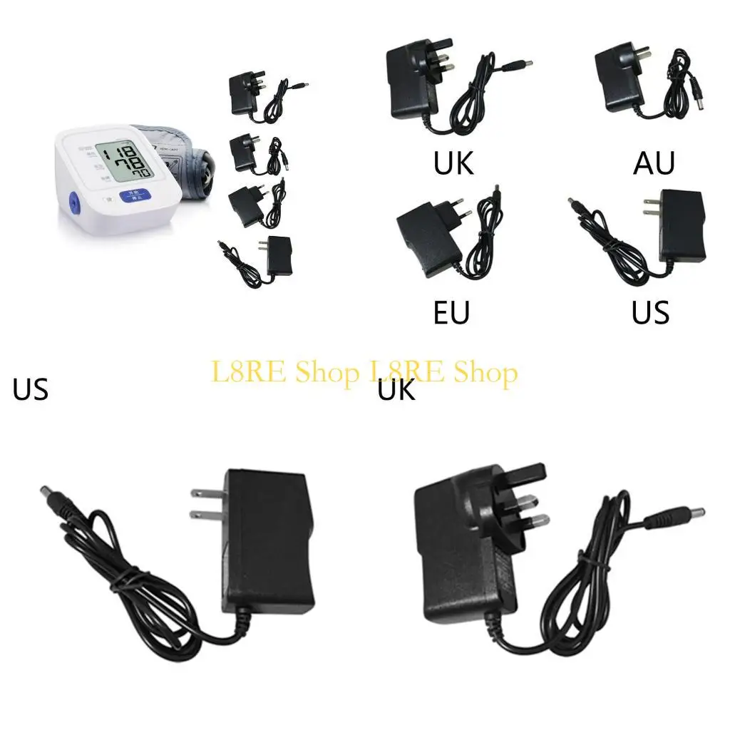 

L8RE 6V 1A Power Supply Adapter for HEM-7200 7051 7052 Blood Pressure Monitor