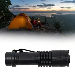 Torch Flashlight For Home Outdoor Tools Powerful LED Small Thickened Plastic Waterproof Bushcraft Tool Handheld Pocket