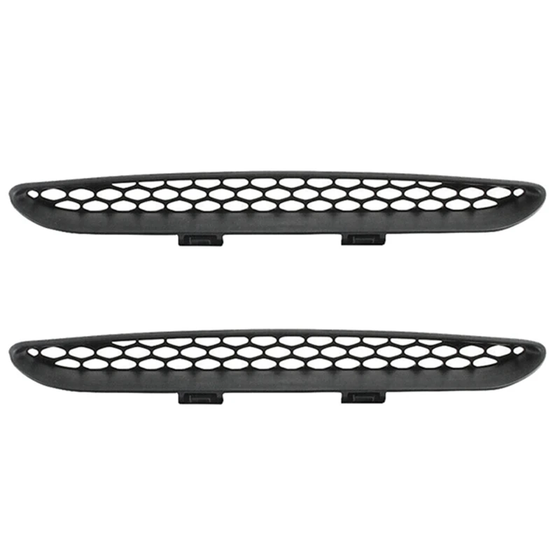 2X Car Front Hood Scoop Bezel Mesh Intake Grille Cover 68202462AD For DODGE Charger SRT Hellcat 2016-2021