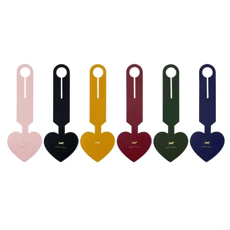 

Travel Accessories Suitcase Luggage Heart Tag Soft Bag Pendant Invitation Label 547A