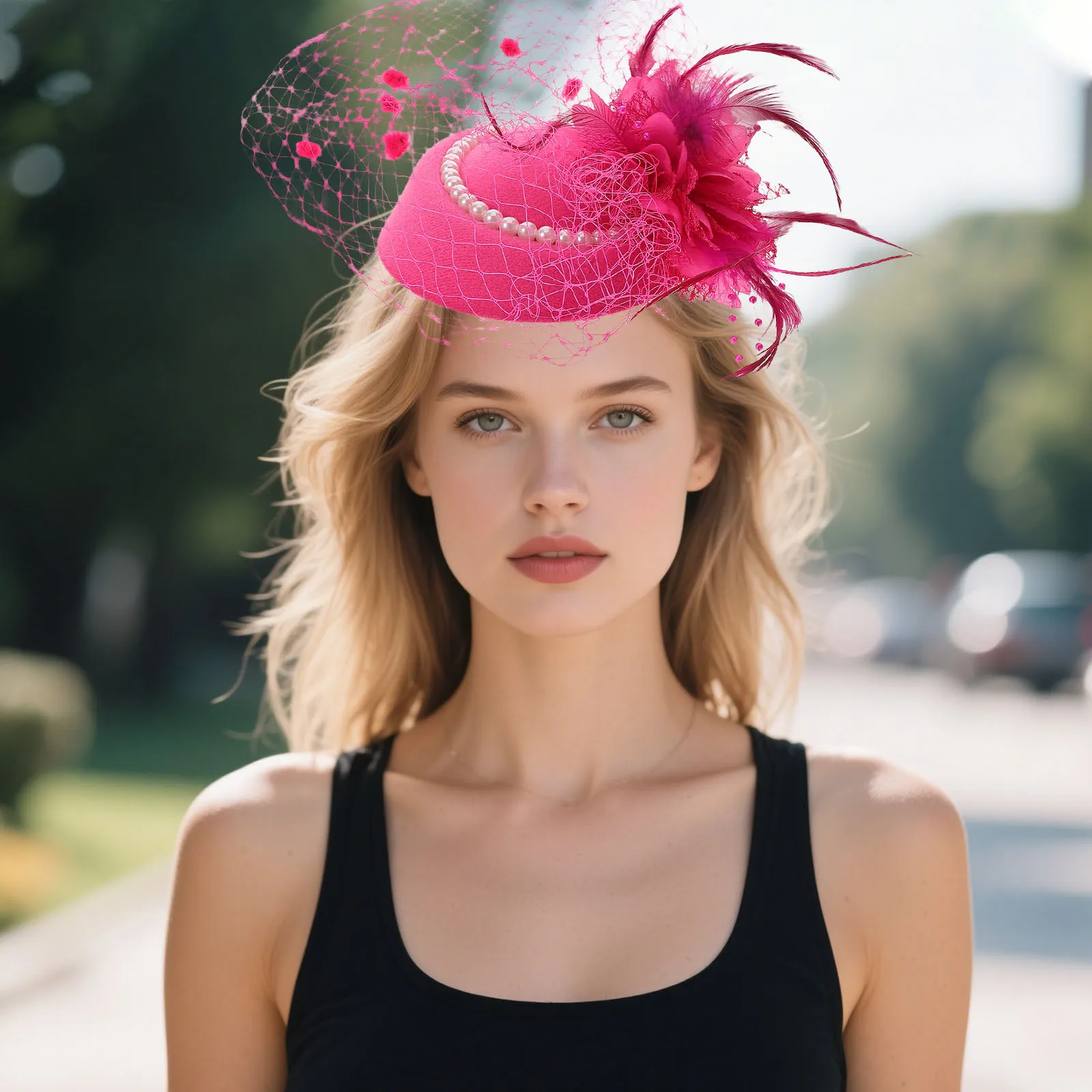 

Сетчатая повязка на голову с искусственным жемчугом, легкая свадебная заколка для волос для свадебной вечеринки, банкета, мероприятий