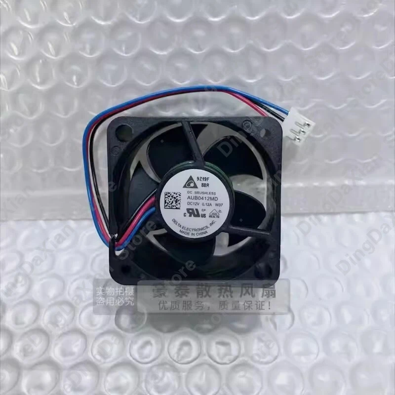 D+ 1PCS For Delta AUB0412MD DC12V 0.12A 4CM 3-Pin Inverter Cooling Fan 4020 40×40×20mm
