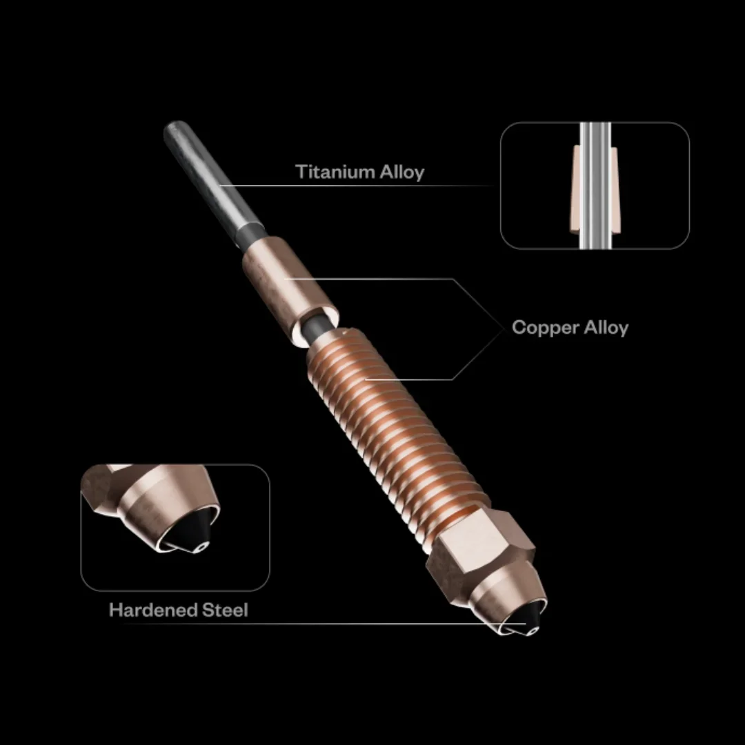 BEGRINT Phaetus 엔드코트™높은 흐름 실리콘 카바이드 깍지, Creality K1C, K1MAX, Ender-3 V3, Ender-3 V3 Plus용 내구성 업그레이드