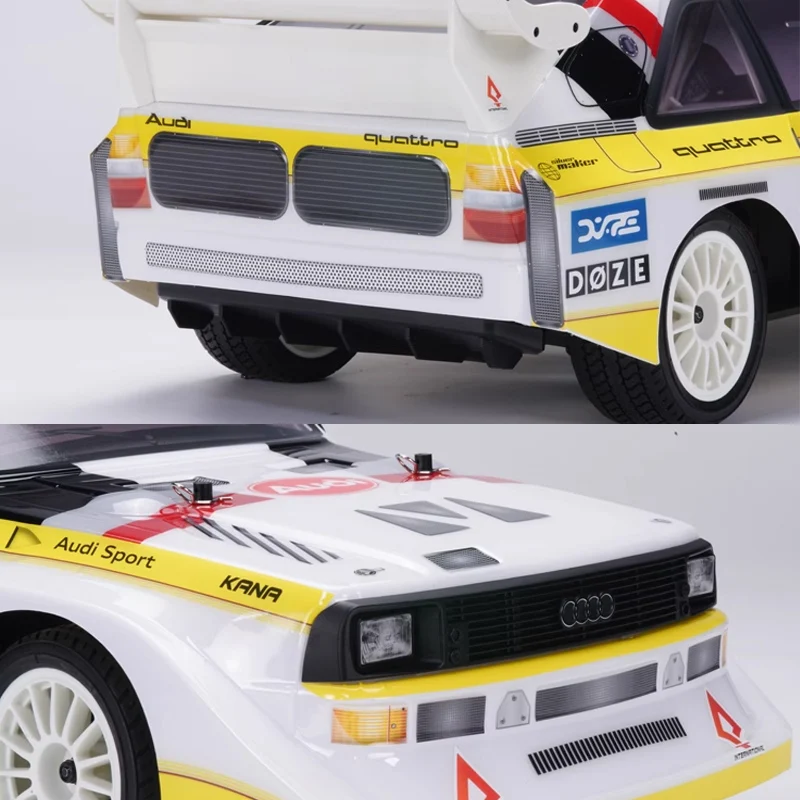 Carismam48s Audi 1/8 Electric Brushless Four-wheel Drive Remote Control Car Simulation Rally Car Model Car