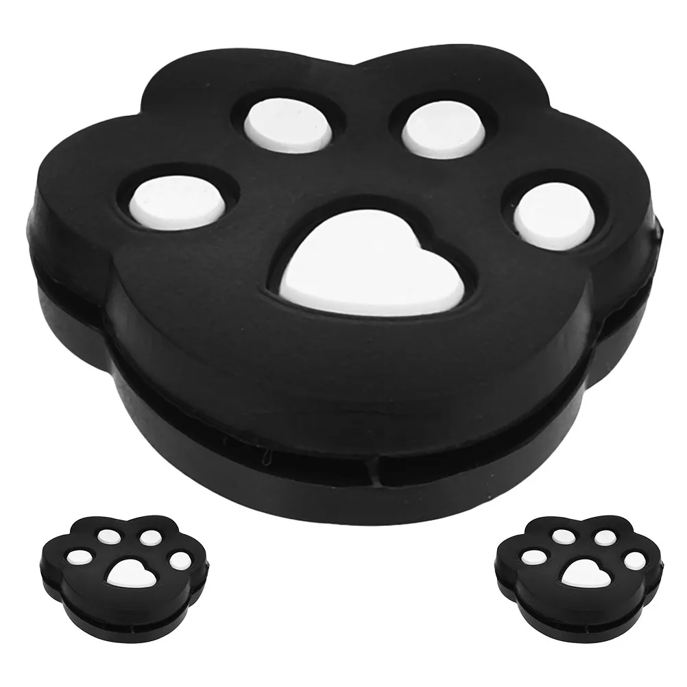 

Набор из 3 декоративных силиконовых виброгасителей для теннисных ракеток в форме лапы, легко устанавливаемые, красные