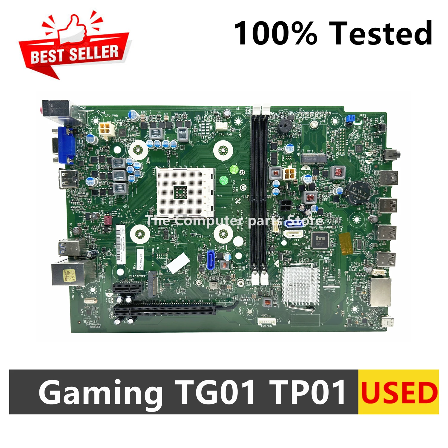 Original For Hp Pavilion Gaming Tg01 Tp01 Motherboard L56021-601 L56021-001 L57088-001 B550a Am4 Ddr4 Mb